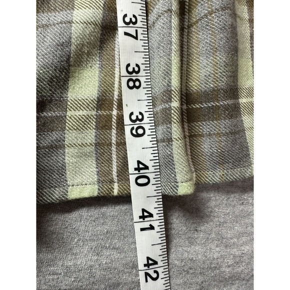 Sister Mary Embroidered Paloma Shift Dress Cotton Plaid Floral Flutter Sleeve S - Picture 7 of 7